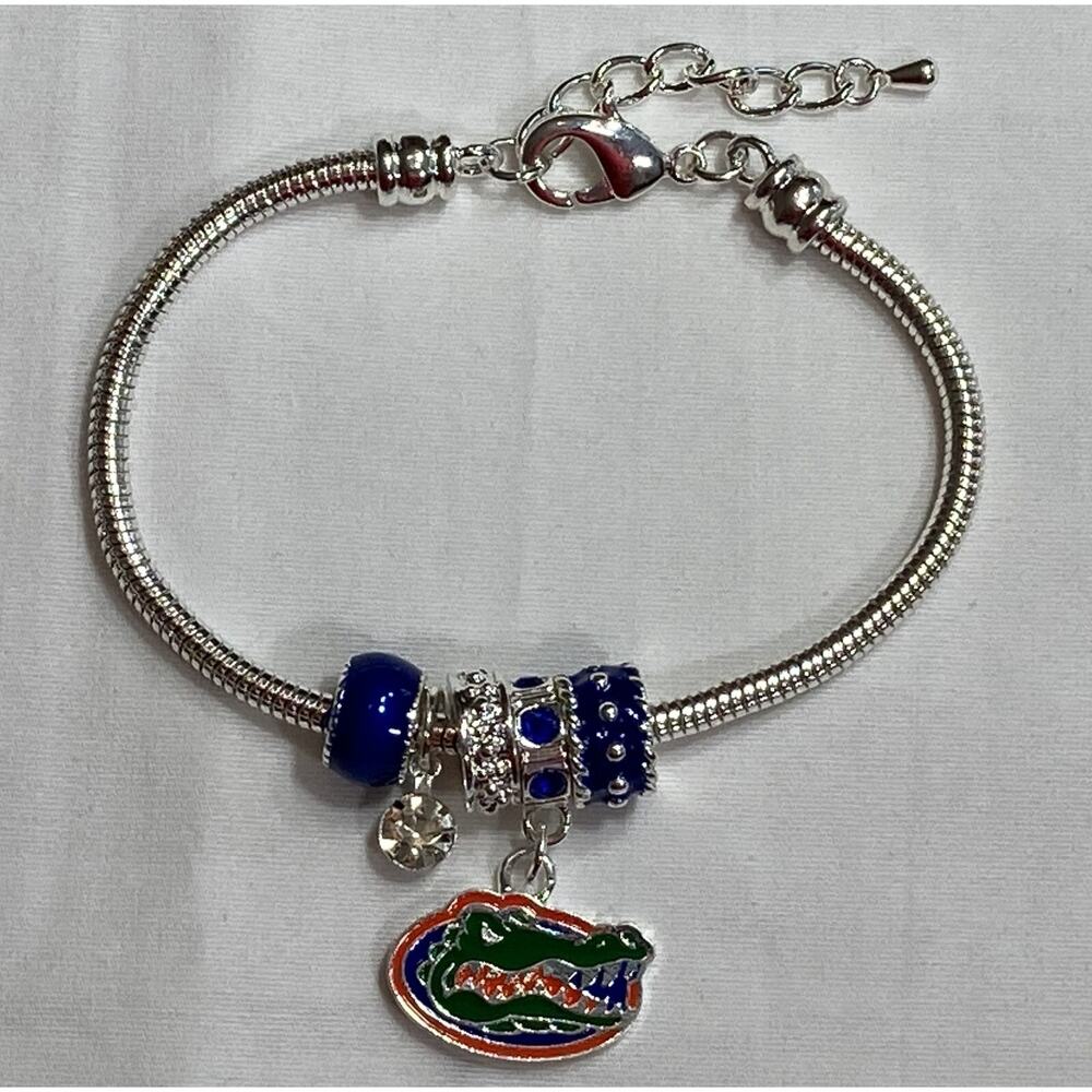 New Florida Gators Women's Betsy 5-Charm Logo Bracelet, NCAA